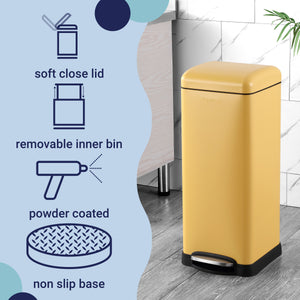 Betty Retro Step-Open Trash Can