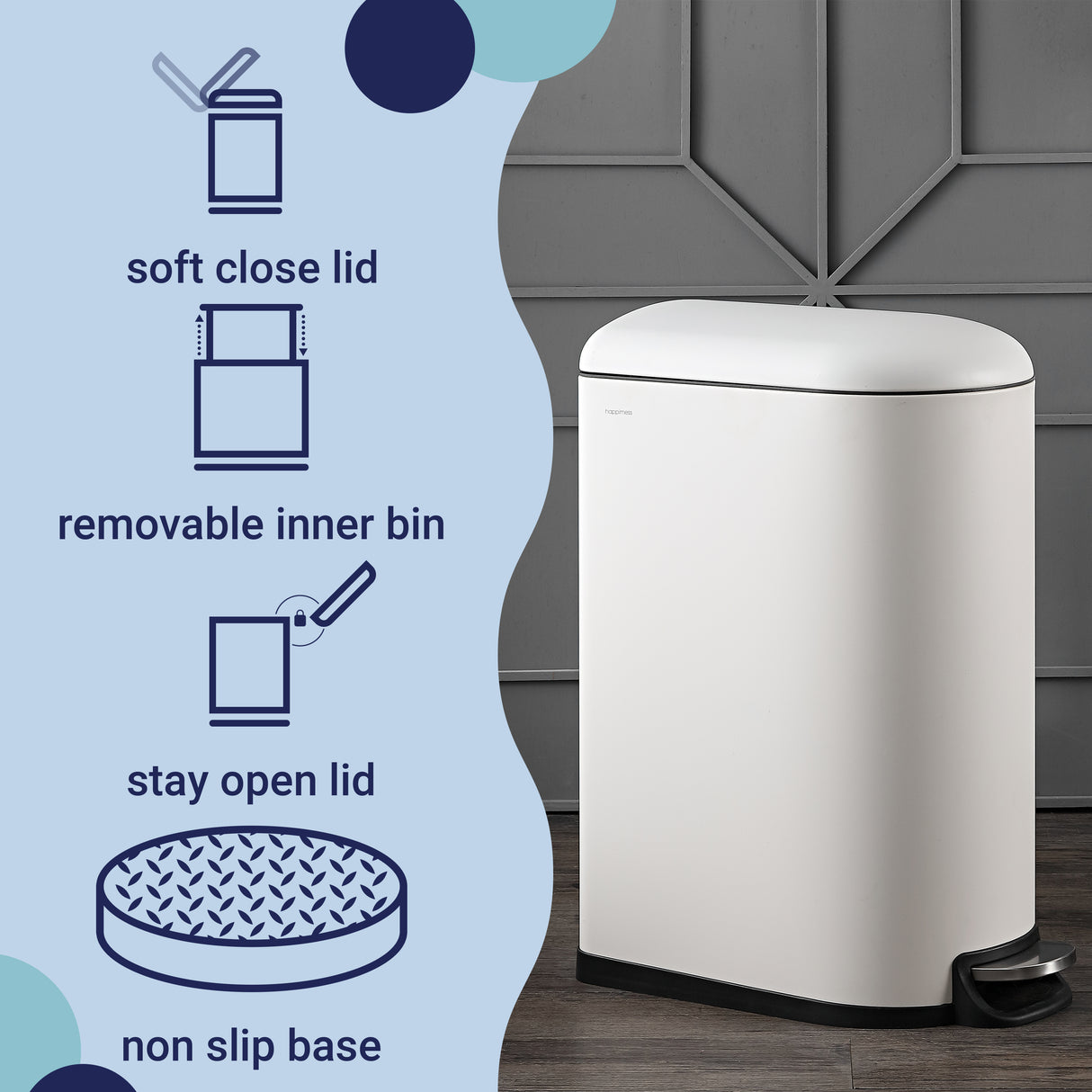 Roland Mini Step-Open Trash Can