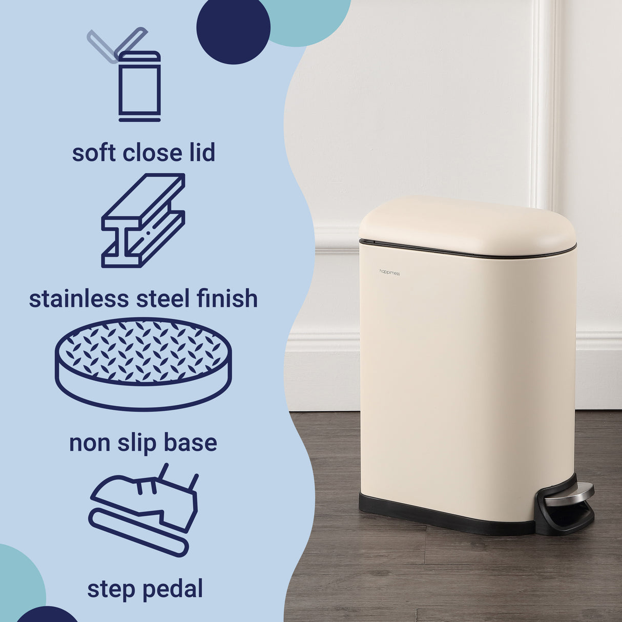 Roland Mini Step-Open Trash Can