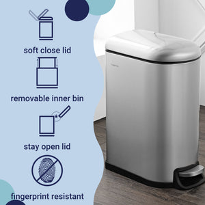 Roland Step-Open Trash Can