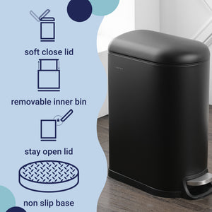 Roland Step-Open Trash Can