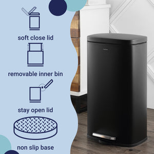 Curtis Step-Open Trash Can Premium