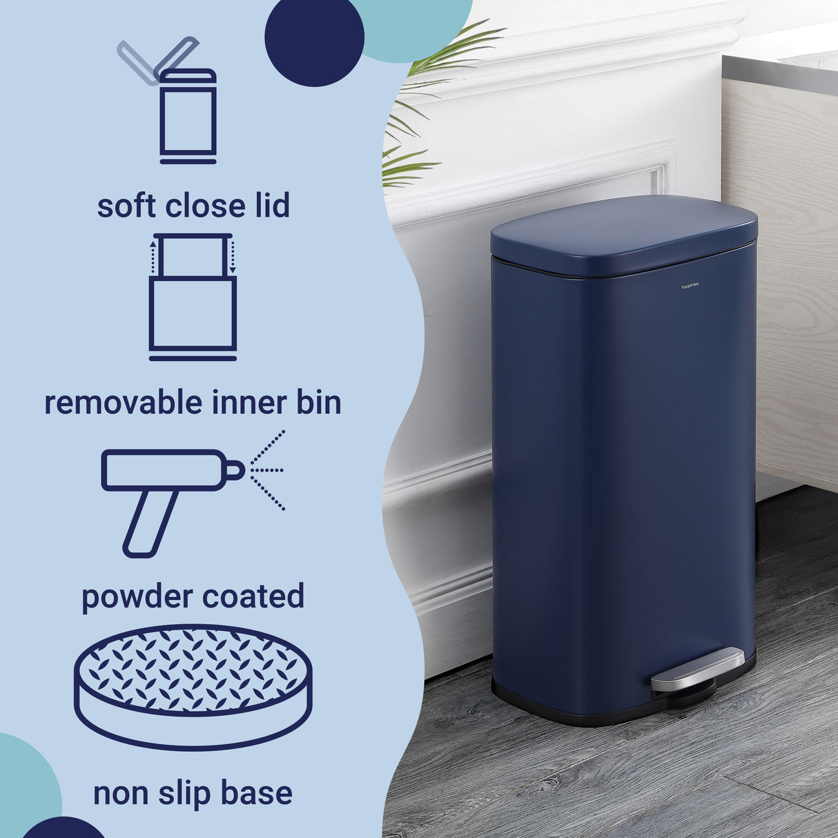 Curtis Step-Open Trash Can