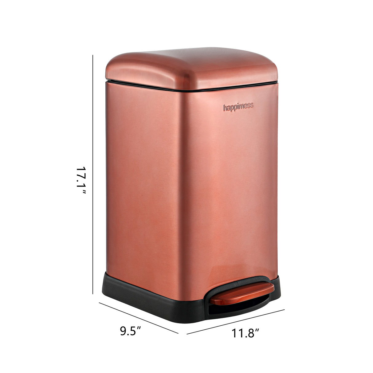 Betty Retro Mini Step-Open Trash Can Vintage