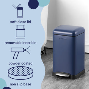Betty Retro Mini Step-Open Trash Can