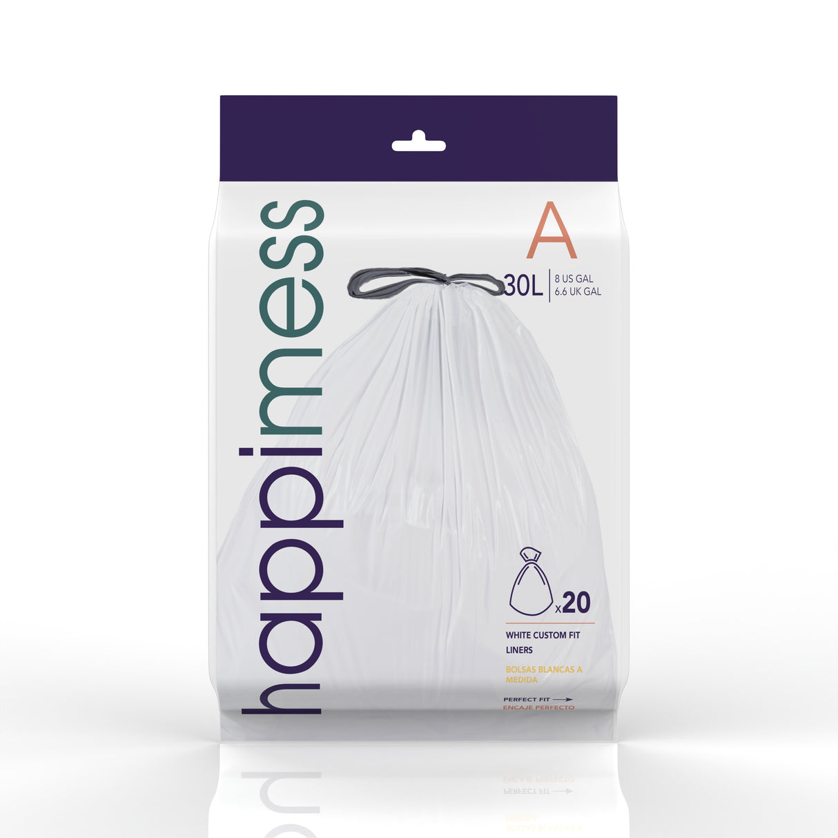 happimess Gallon Drawstring Trash Can Liner