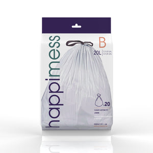 happimess Gallon Drawstring Trash Can Liner