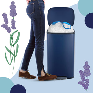 happimess Lavender Scented Drawstring Trash Can Liner
