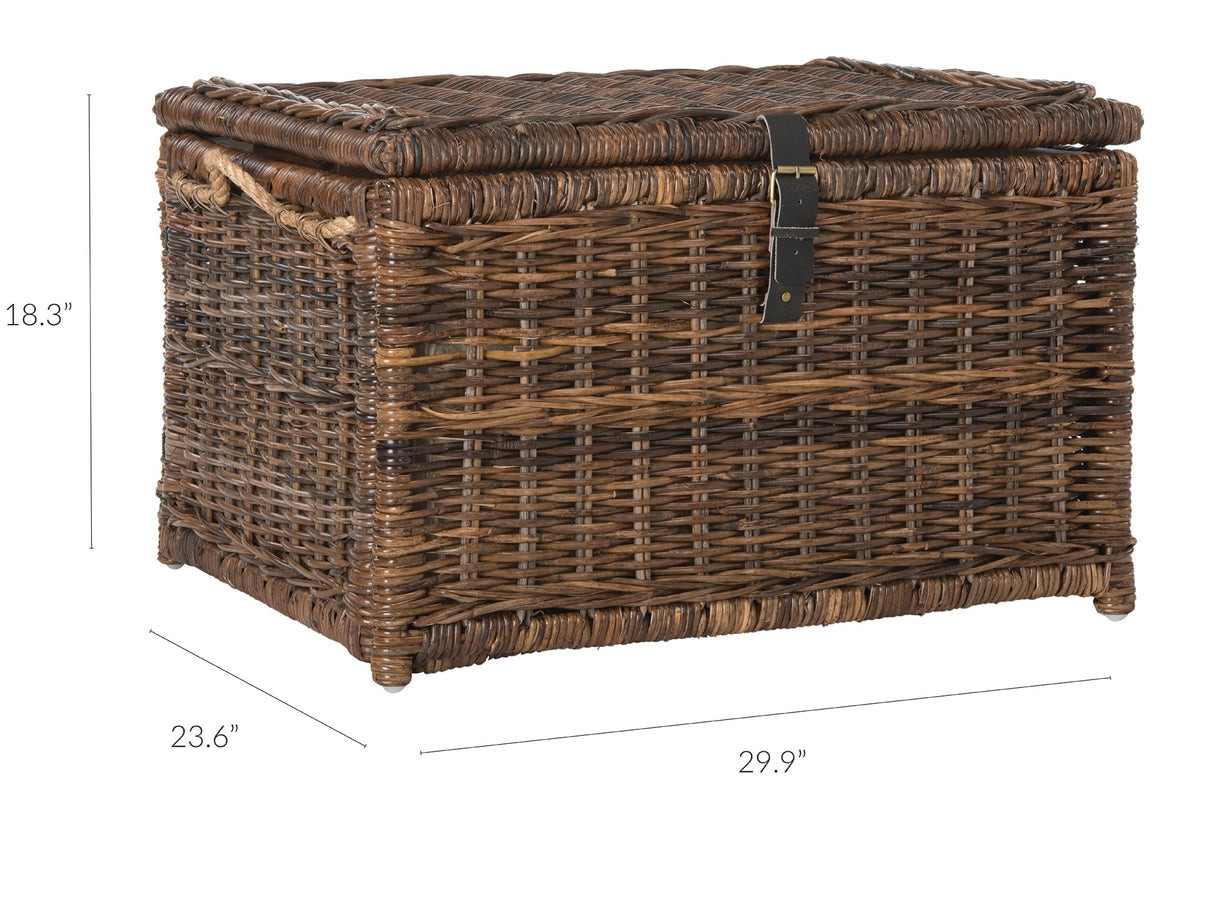 Caden Wicker Storage Trunk Chest