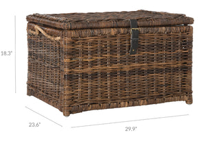 Caden Wicker Storage Trunk Chest