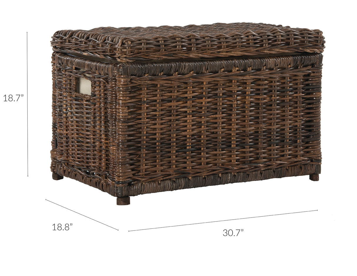 Elijah Wicker Storage Trunk