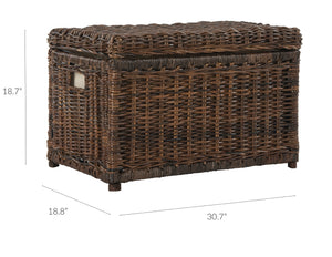 Elijah Wicker Storage Trunk