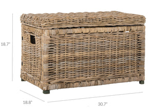Elijah Wicker Storage Trunk