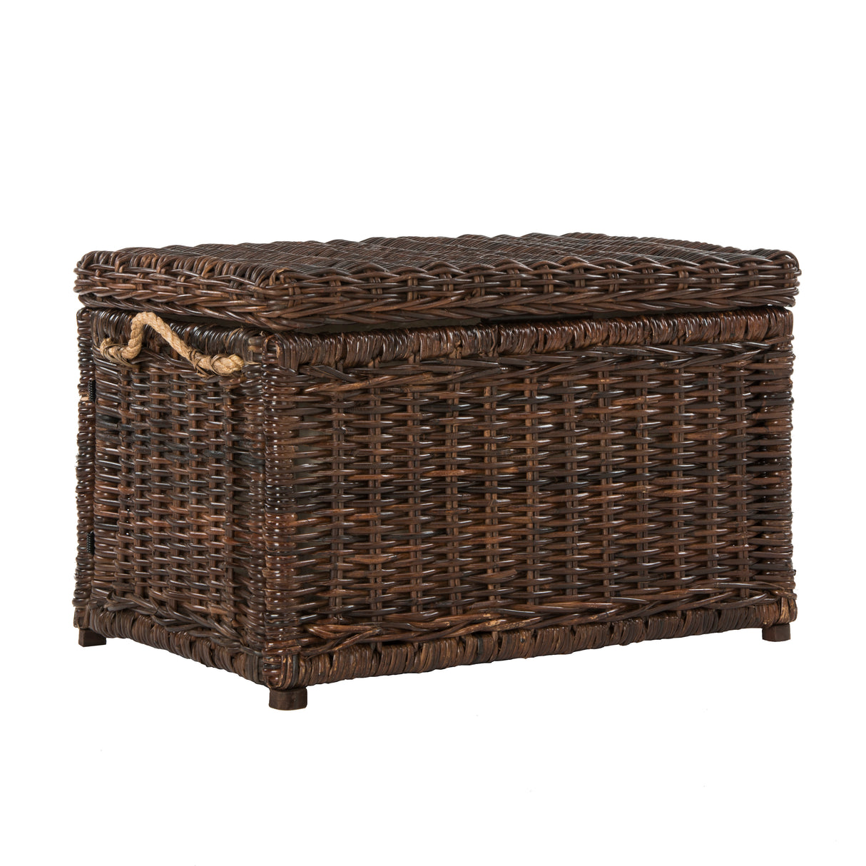 Jacob Handwoven Wicker Storage Trunk