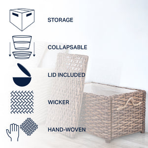 Jacob Handwoven Wicker Storage Trunk