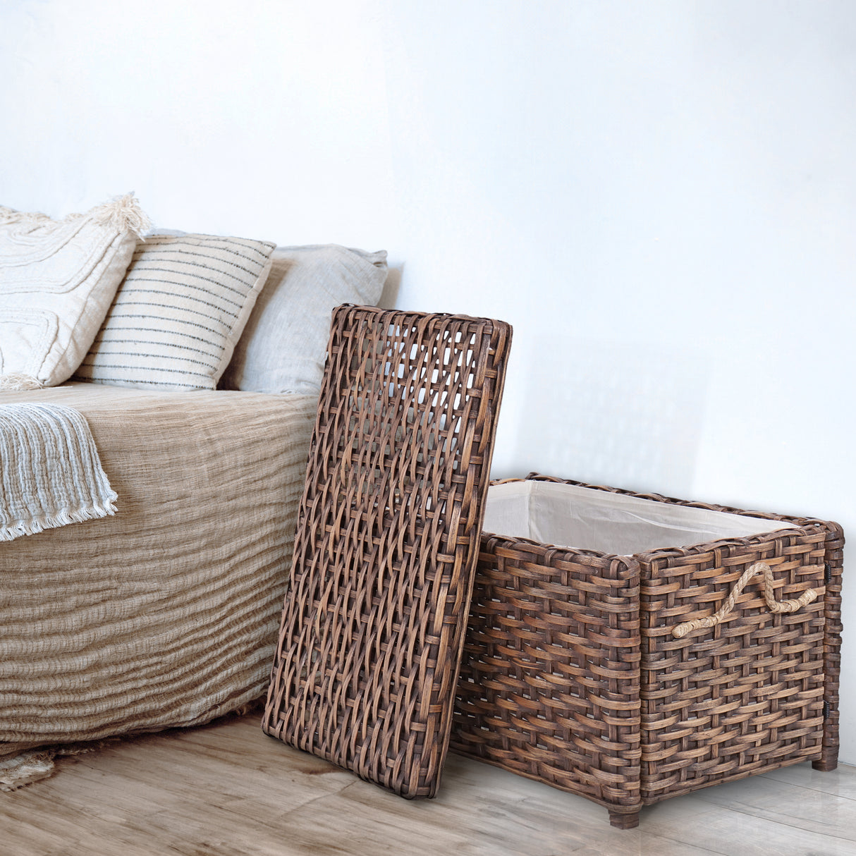 Jacob Handwoven Wicker Storage Trunk