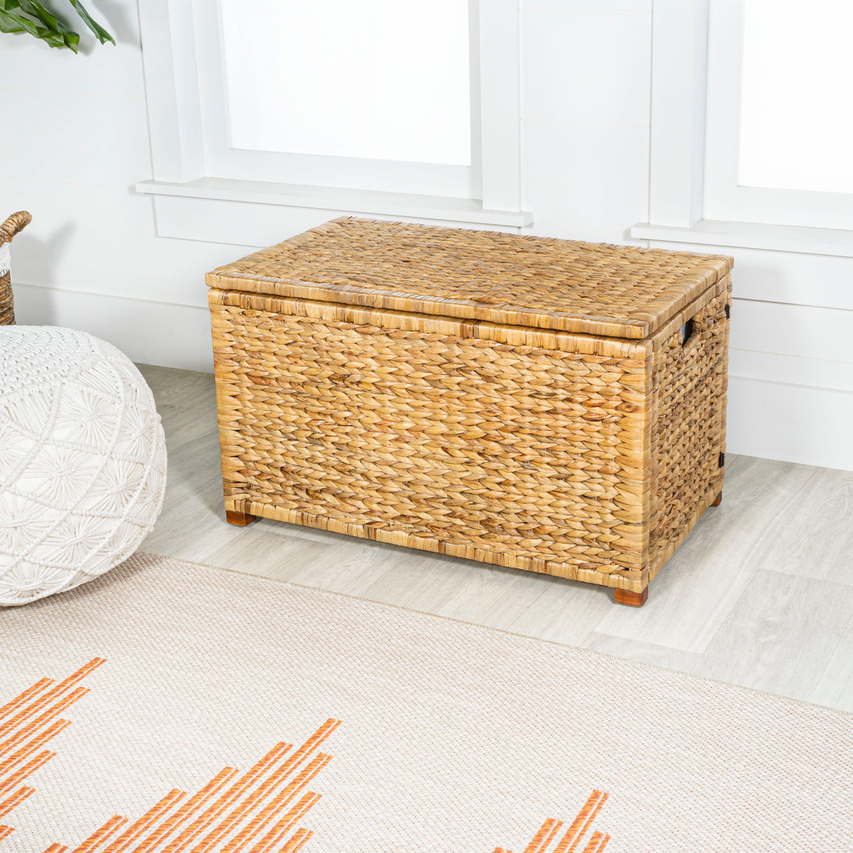 Anada Wicker Weave Storage Trunk