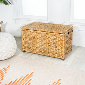 Anada Wicker Weave Storage Trunk