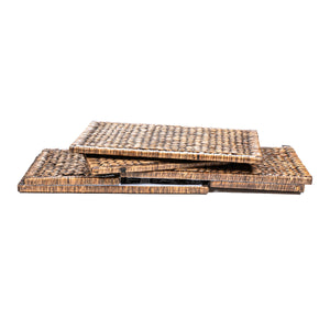 Anada Handwoven Wicker Weave Storage Trunk