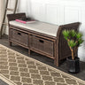 Tropic-2-Drawer-Wicker-Storage-Bench-wih-Linen-Cushion-Benches