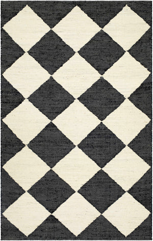 Andrin Black Area Rug