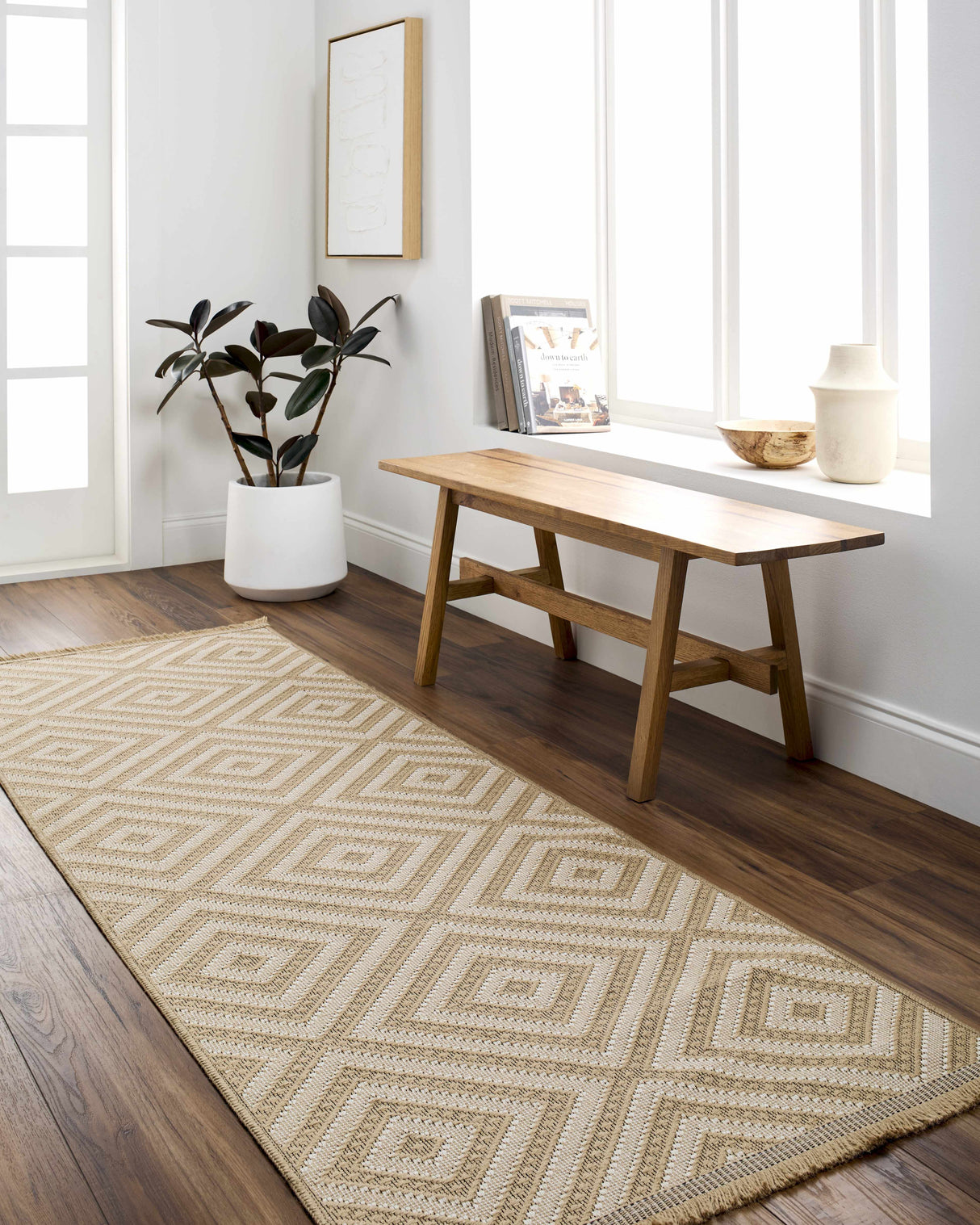 Uaine Washable Jute Rug