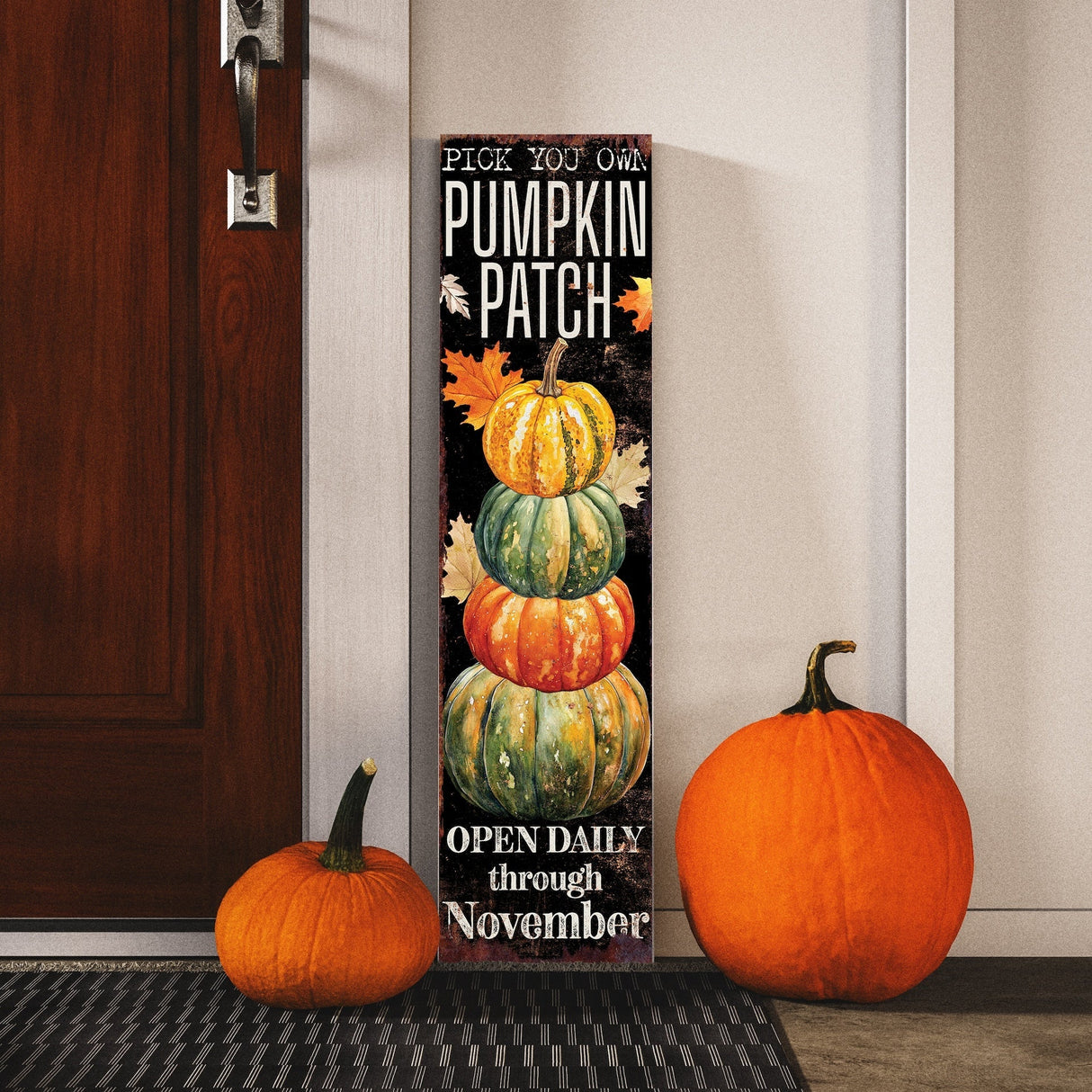 36-Inch Autumn Welcome Porch Sign
