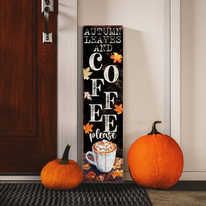 36-Inch Rustic Pumpkin Spiced Porch Sign