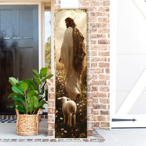 Jesus Christ Porch Sign | Religious Front Porch Plaque | Entryway Decor | UV Print | 3 Sizes