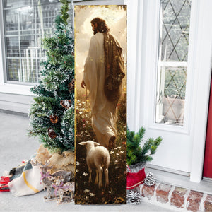 Jesus Christ Porch Sign | Religious Front Porch Plaque | Entryway Decor | UV Print | 3 Sizes