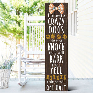 Everyday Dog Sayings Porch Sign | Wooden Entryway Decor | UV Print | Front Porch Plaque | Dog Lover Gift | 3 Sizes