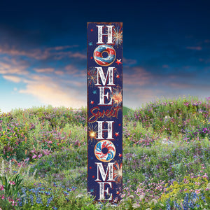 4th of July Home Sweet Home Garden Stake | Multi Sizes | Perfect Patriotic Yard & Independence Day Garden Decor