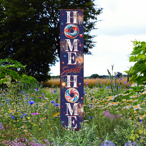 4th of July Home Sweet Home Garden Stake | Multi Sizes | Perfect Patriotic Yard & Independence Day Garden Decor