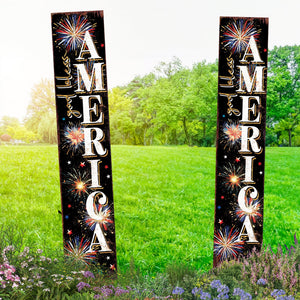 4th of July God Bless America Garden Stake | Multi Sizes | Perfect Patriotic Yard & Independence Day Garden Decor