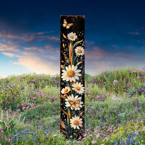 Summer Wildflower Garden Stake – Watercolor Floral Yard Sign | Outdoor Rustic Decor | UV Printed | Multi Sizes