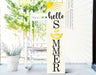 36in hello summer wooden porch sign with lemon pattern, perfect for front porch home decor, seasonal welcome sign