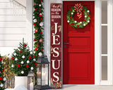 72in Jesus Porch Sign-Modern Farmhouse Christmas Decor: