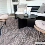 Halle Tan Washable Area Rug - Clearance