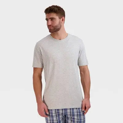 Hanes Premium Men's 2pk Plaid Pajama Set
