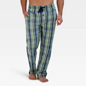 Hanes Premium Men's 2pk Plaid Pajama Set