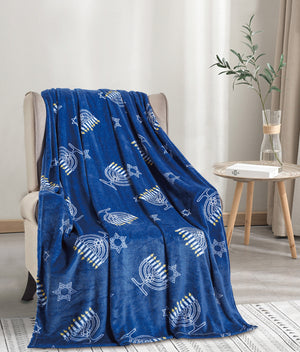Hanukkah Holiday 50 X 60 Throw Blanket
