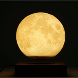 3D Floating Moon Lamp Magnetic Levitating LED Night Light Rotating Desk Decor