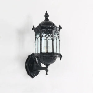 Retro Outdoor Waterproof E27 Wall Lamp Garden Courtyard Villa Balcony Sconce