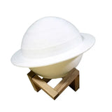 3D Saturn Moon Lamp 16 Color LED Night Light Remote Touch Bedroom Kids Gift
