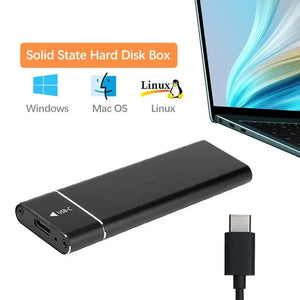 M.2 NVMe SATA SSD Enclosure USB 3.1 Type C Dual Protocol External Case