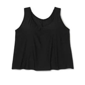 Kona Sol Women's Tie Back Tankini Swimsuit Keyhole Tank Top Swimwear