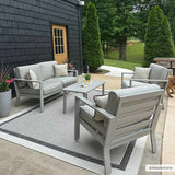 Hevel Black & White Area Rug - Clearance