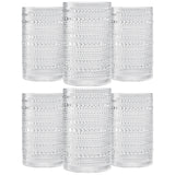 Barcelona Acrylic Highball Hobnail Glassware, Set of 6