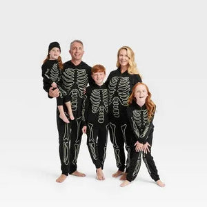 Women's Glow-In-The-Dark Skeleton Halloween Matching Family Union Suit - Hyde & EEK! Boutique