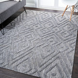 Balansat moroccan diamond indoor/outdoor area rug